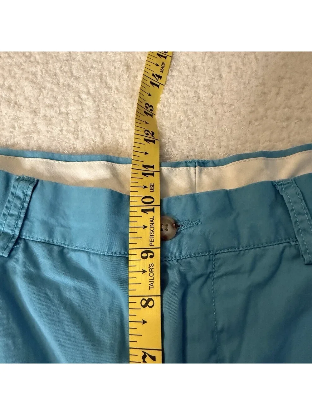 Polo Ralph Lauren Men’s Pima Cotton Shorts Turquoise Size 35 Flat Front